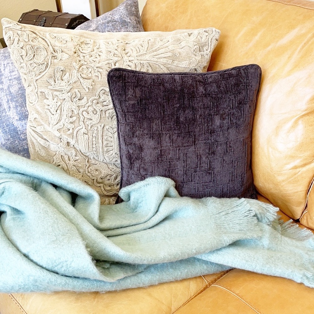 Kravet Velvet Decor Pillow